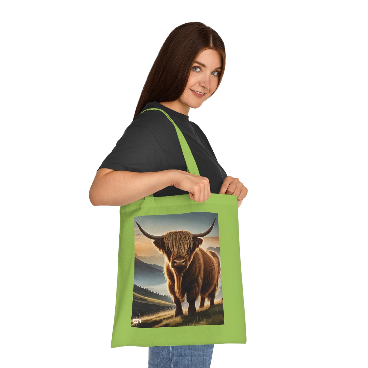 Scottish Nature Coloured Cotton Tote Bag