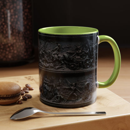 Tasses décoratives Écosse en gros plan - Scènes variées (vert clair)