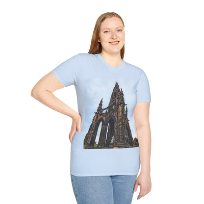 Scott Monument Photo Softstyle T-Shirt, Unisex Tee, Various Colours