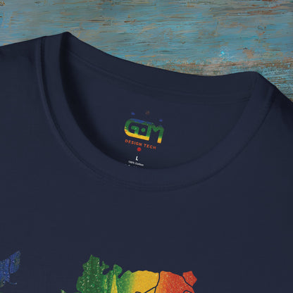 Scotland has PRiDE Rain Clan Regions Map Unisex T-Shirt, Various Colours