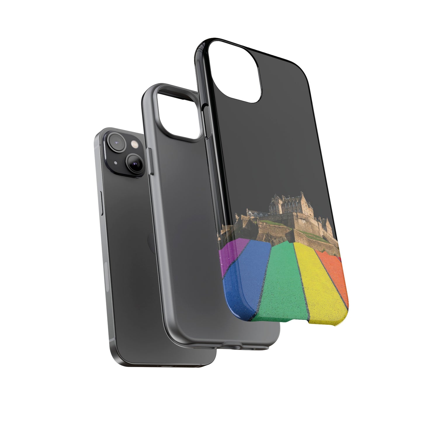 Edinburgh Castle Pride Rockface Phone Case - Road, Various