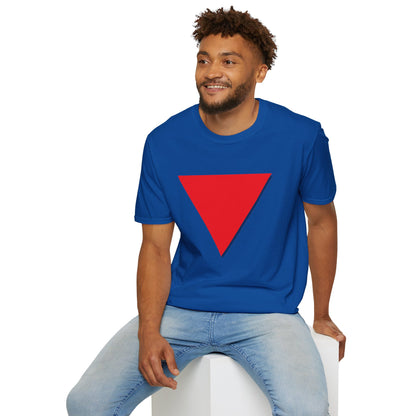 Red Triangle Softstyle Unisex T-Shirt, Various Colours