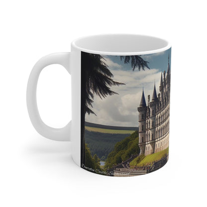 Dunrobin Castle Mug - Sutherland, Coffee Cup, Tea Cup, Scotland, White