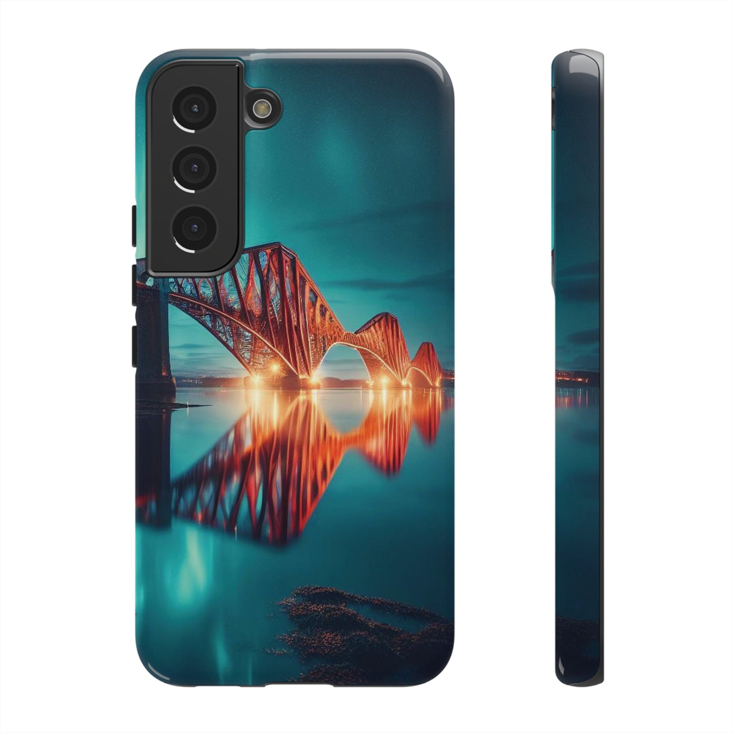 Forth Rail Bridge Art Phone Case, Scotland, Various