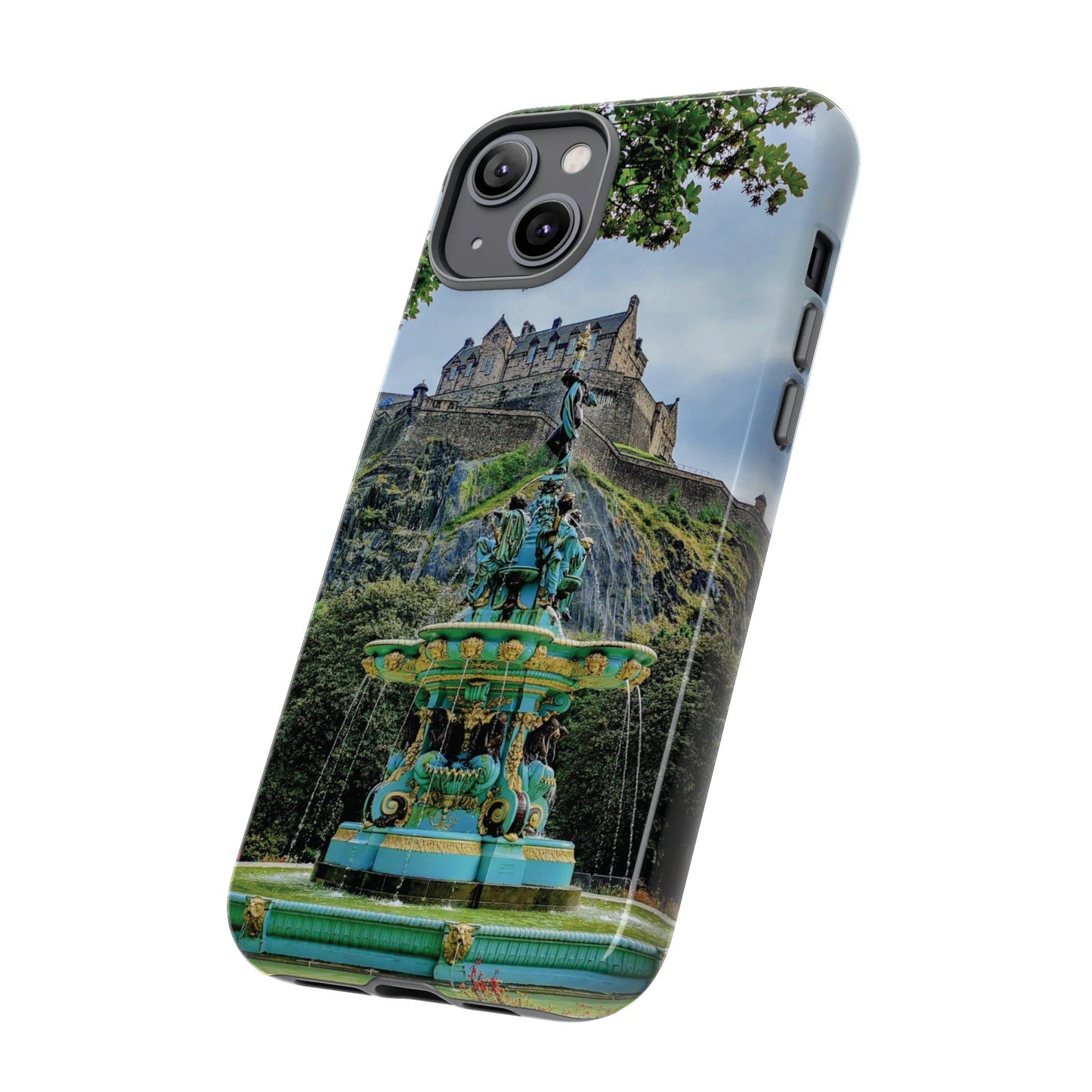 Ross Fountain & Edinburgh Castle Photo Phone Case, Scotland, Various