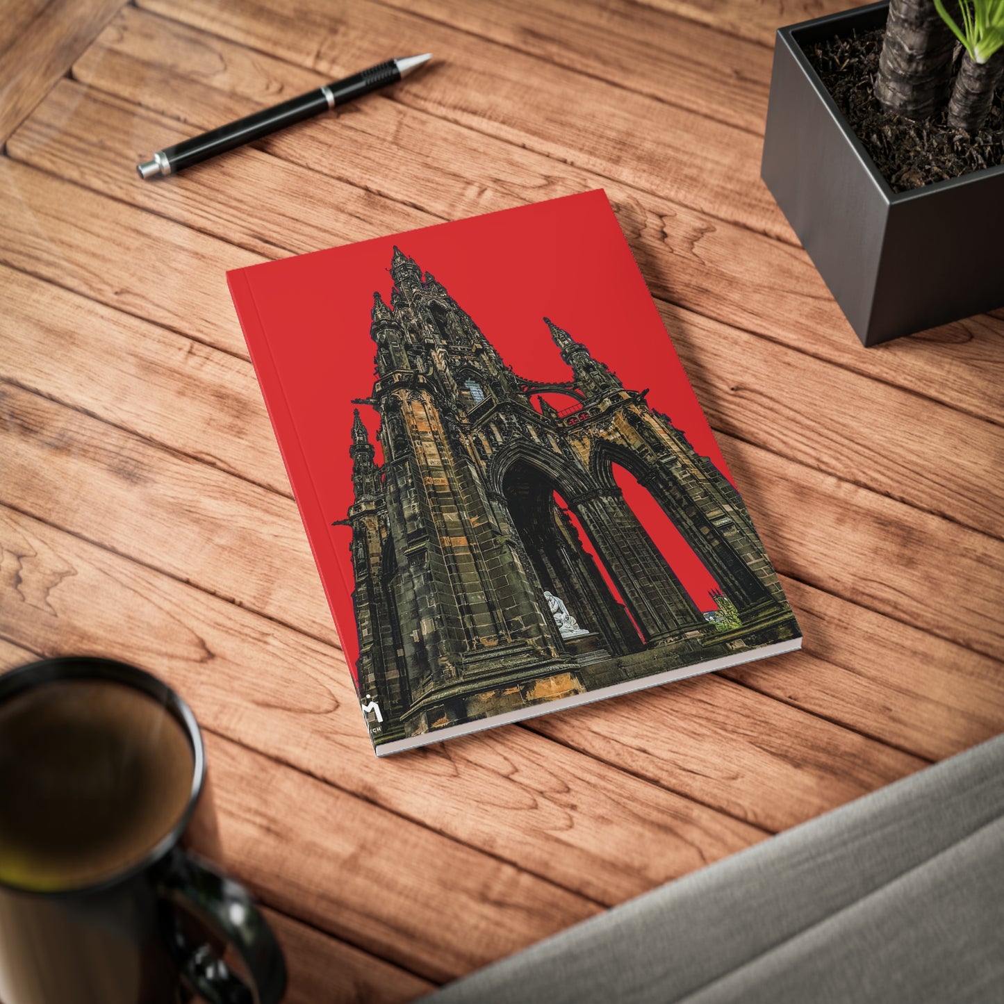 Scotland Up Close A5 Softcover Notebook - Photo Silhouettes