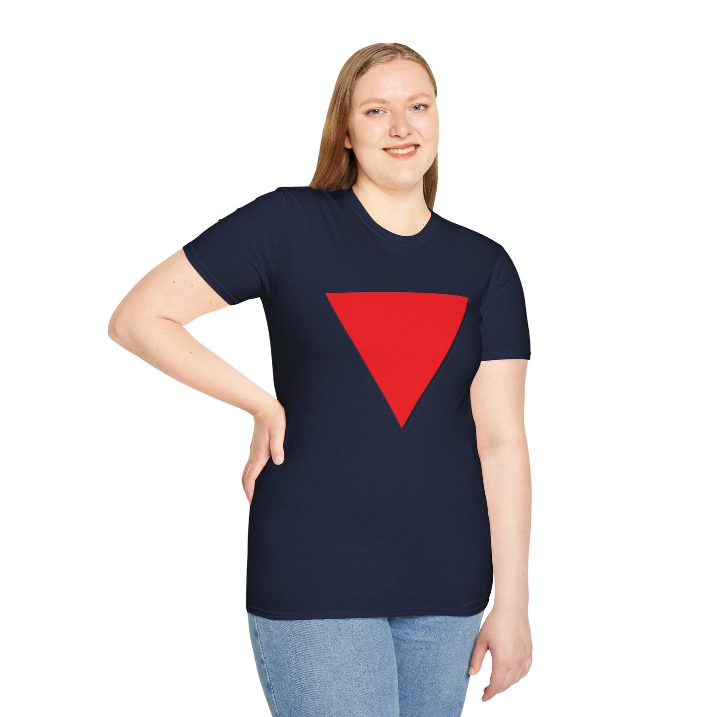 Red Triangle Softstyle Unisex T-Shirt, Various Colours