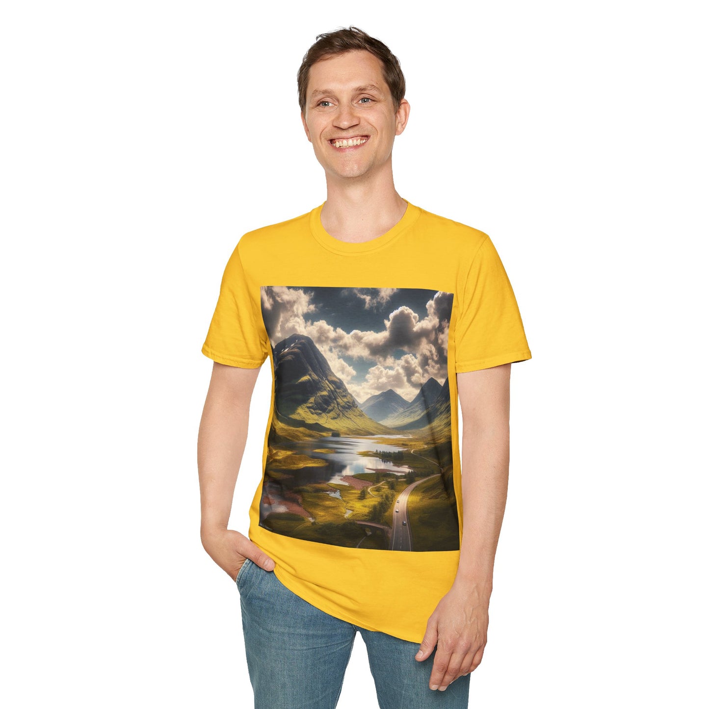 Glen Coe - Highlands Softstyle T-Shirt, Unisex Tee, Scottish Landmarks, Various Colours