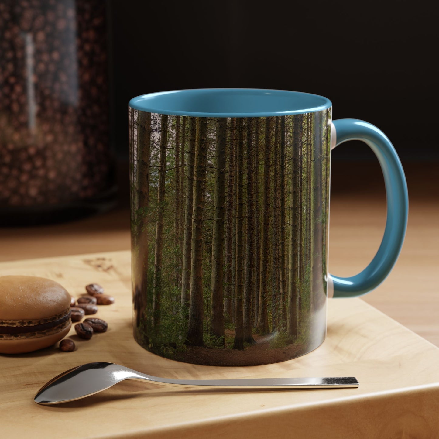 Tasses décoratives Écosse en gros plan - Scènes variées (bleu clair)