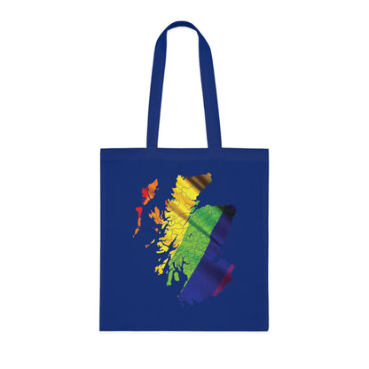 Scotland Pride Flag Clan Map Cotton Tote Bag