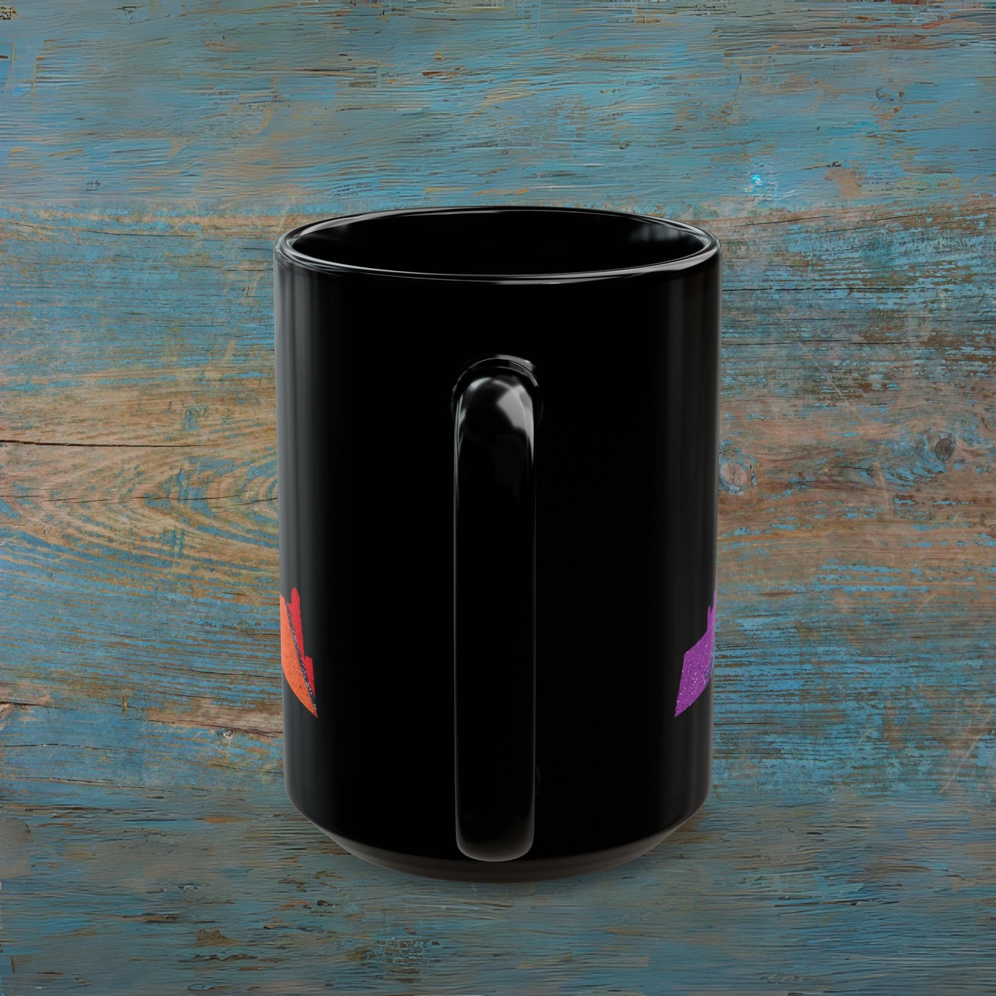 Edinburgh Castle Pride Road Art Mug, Black