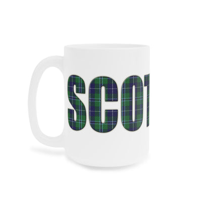 Scotland Tartan Mug - Douglas Tartan, Various Sizes