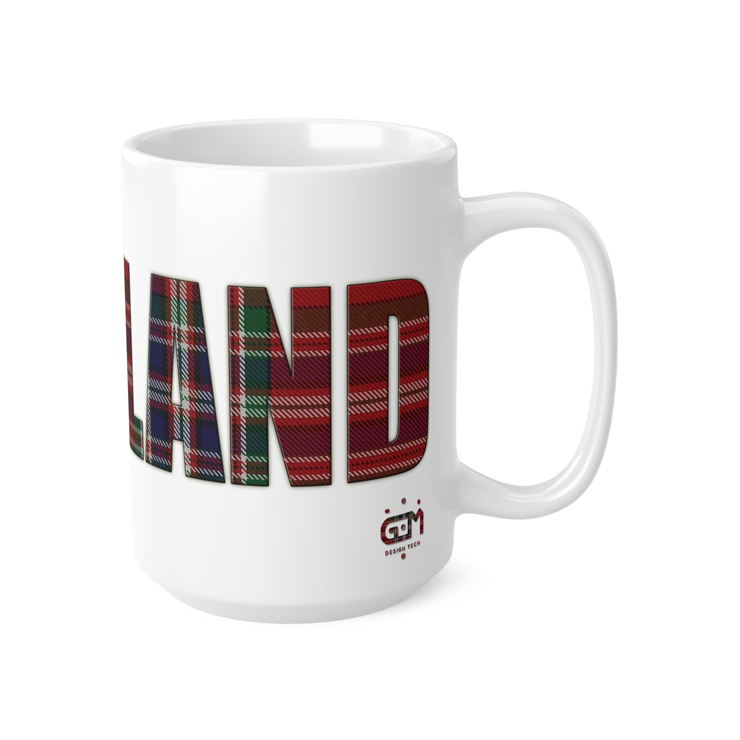 Scotland Tartan Mug - MacFarlane, Coffee Cup, Tea Cup, Scotland, White