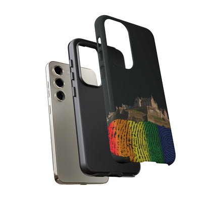 Edinburgh Castle Pride Rockface Phone Case - Fingerprint, Various