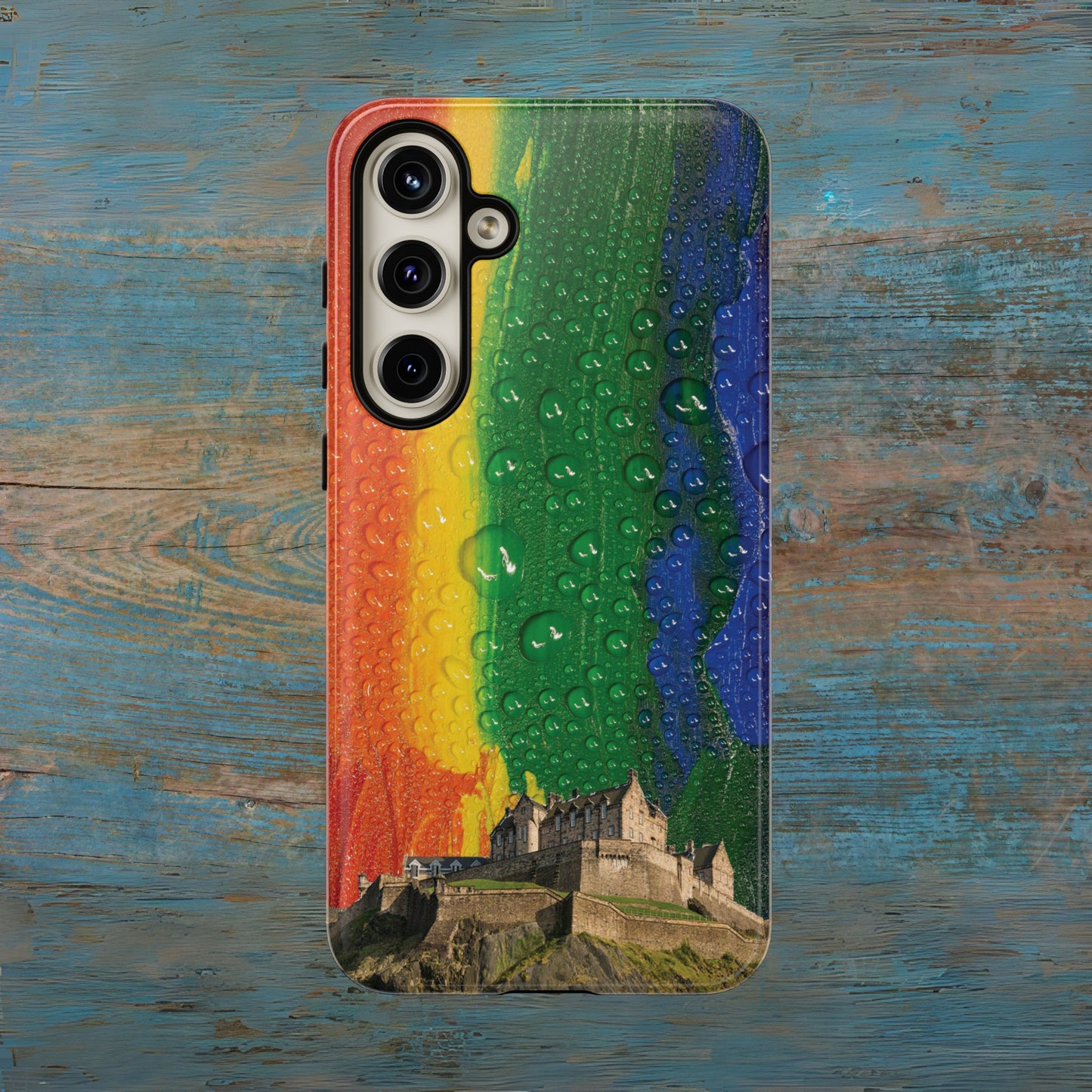 Edinburgh Castle Pride Phone Case - Rain, Various