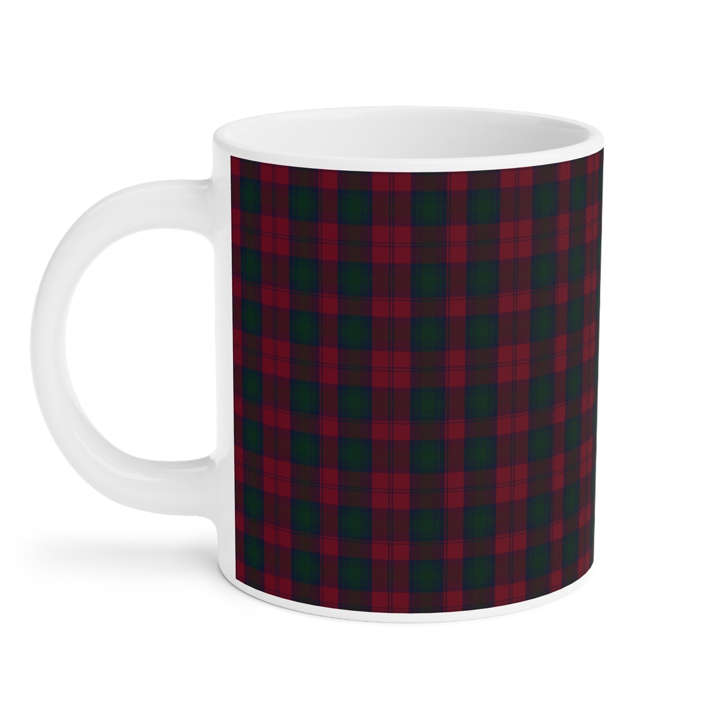 Tartan Mug - Lindsay Tartan, Scottish, Various Sizes