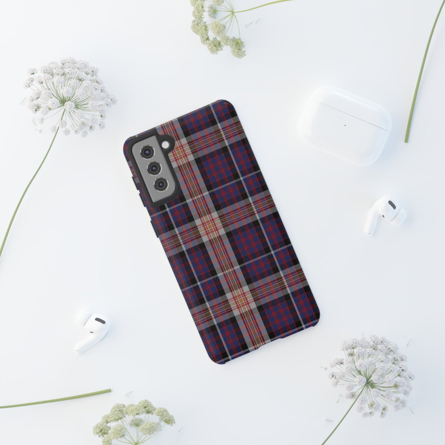 Coque de téléphone à motif tartan écossais - Carnegie, divers