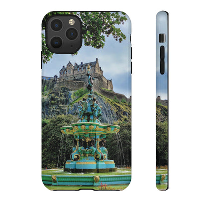 Ross Fountain & Edinburgh Castle Photo Phone Case, Scotland, Various