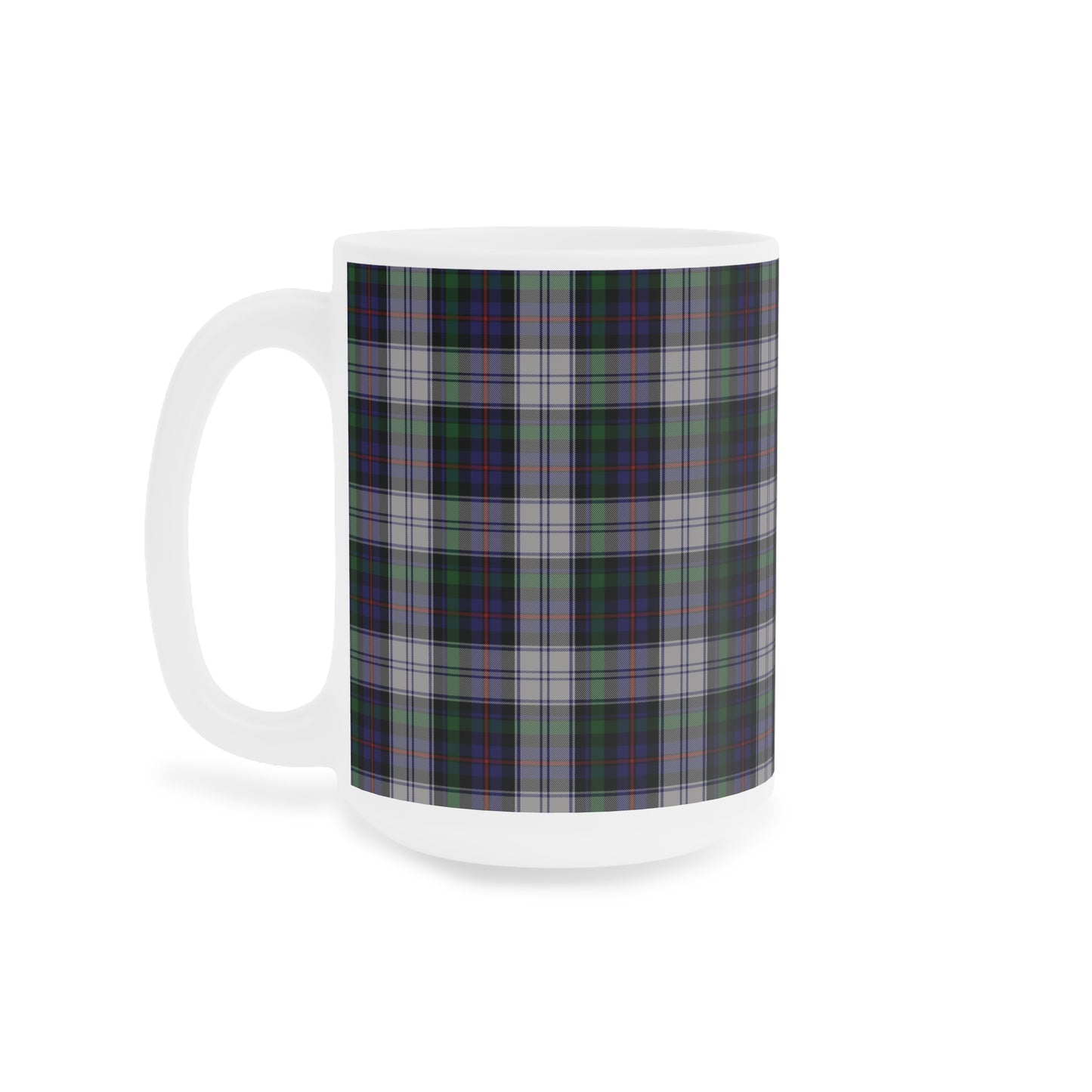 Tartan Mug - Argyle Dress Tartan, Scottish, Various Sizes