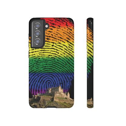 Edinburgh Castle Pride Phone Case - Fingerprint, Various