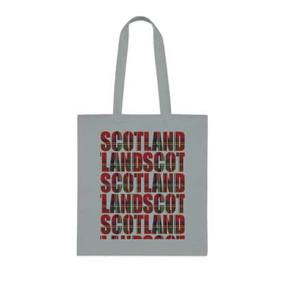 Reversible Scotland Tartan Map Cotton Tote Bag - Stewart Royal Tartan