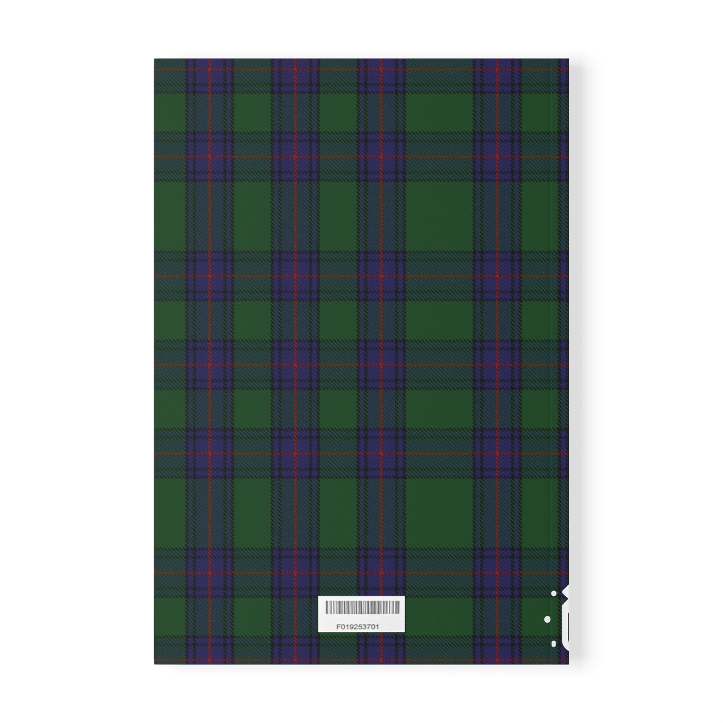 Scottish Tartan Softcover A5 Notebook - Shaw