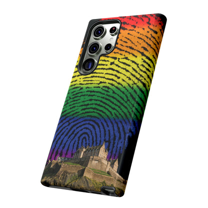 Edinburgh Castle Pride Phone Case - Fingerprint, Various