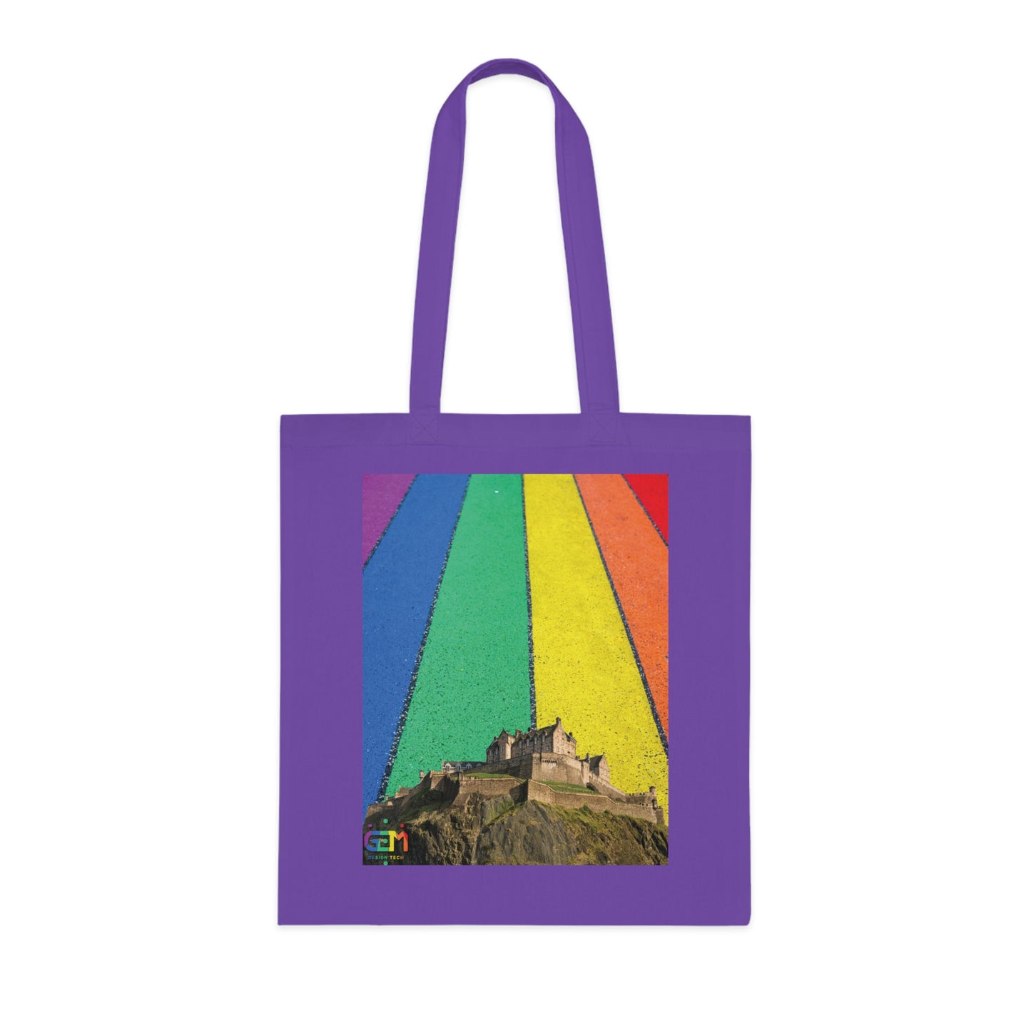 Edinburgh Castle Pride Road Sky Cotton Tote Bag