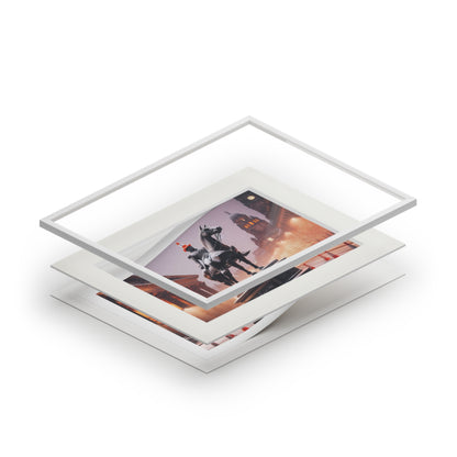 Glasgow's Duke Fine Art Print, Scotland Art, Paper Frame, Various Sizes, Horizontal