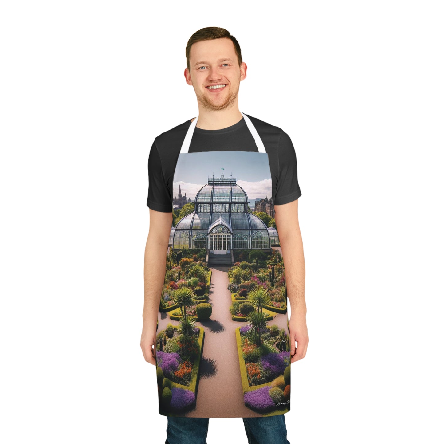 Botanic Gardens Glasgow Apron, Scottish Cooking Apparel, Chef Accessory