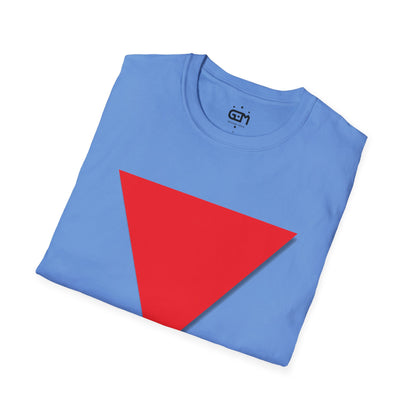 Red Triangle Softstyle Unisex T-Shirt, Various Colours