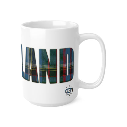 Scotland Tartan Mug - Anderson Old, Coffee Cup, Tea Cup, Scotland, White