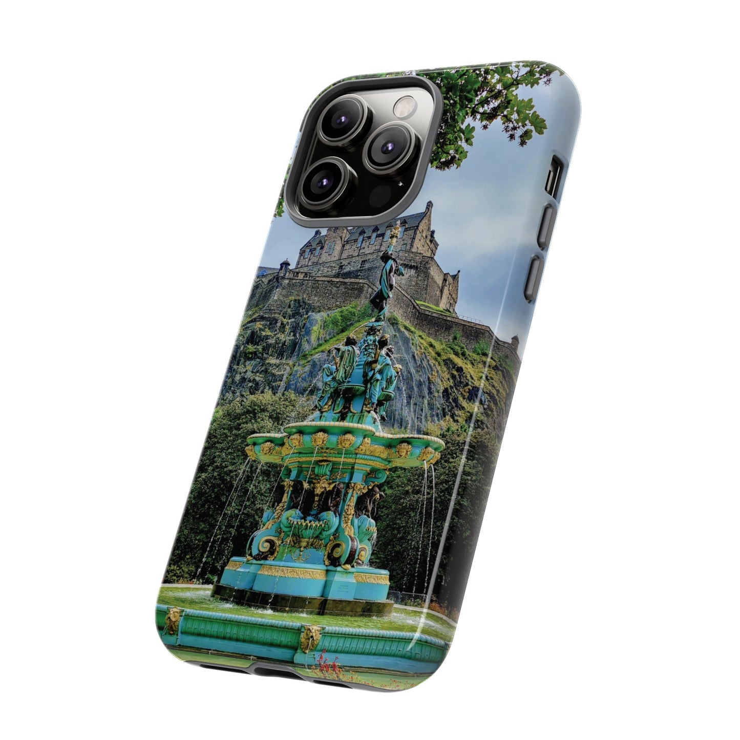 Ross Fountain & Edinburgh Castle Photo Phone Case, Scotland, Various