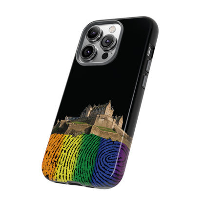 Edinburgh Castle Pride Rockface Phone Case - Fingerprint, Various