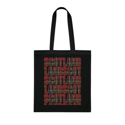 Reversible Scotland Tartan Map Cotton Tote Bag - Stewart Royal Tartan