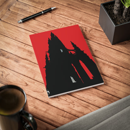 Scotland Art A5 Softcover Notebook - Silhouettes