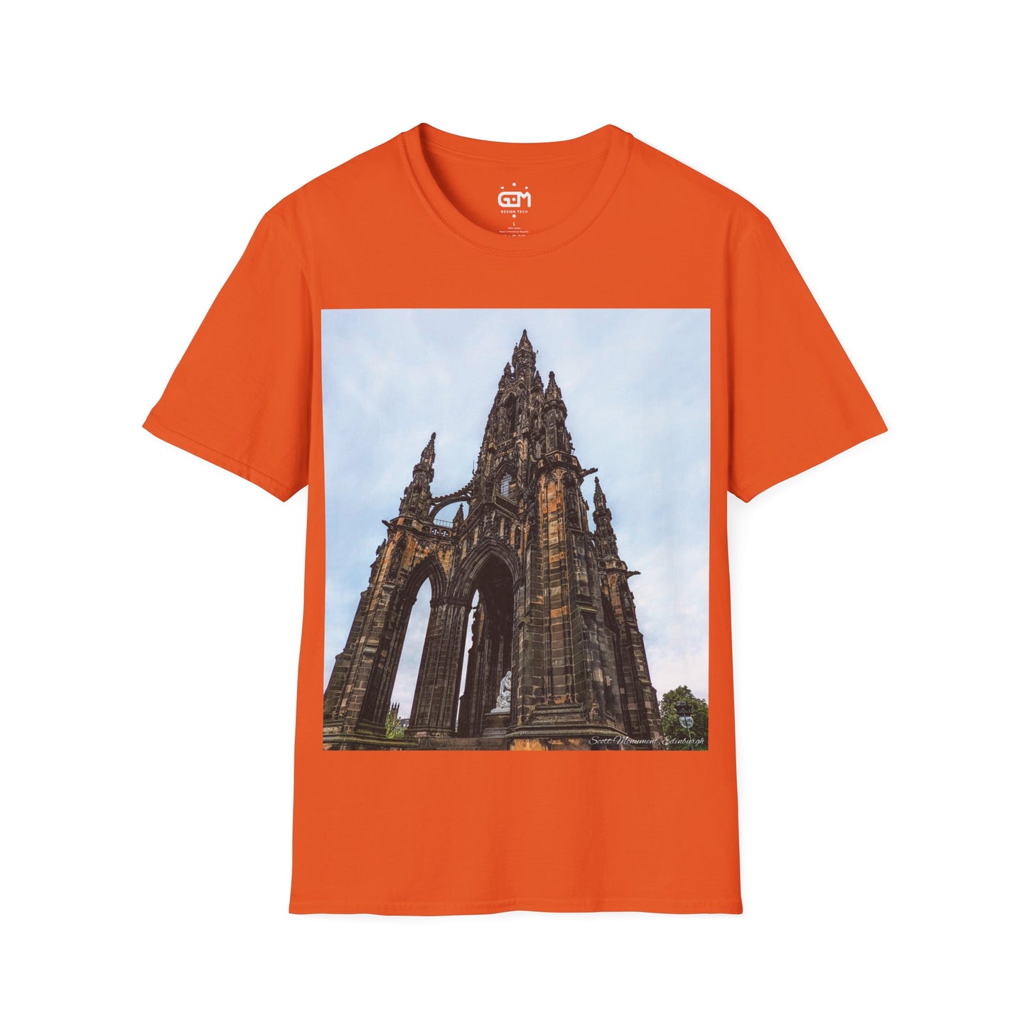 Scott Monument Photo Softstyle T-Shirt, Unisex Tee, Various Colours