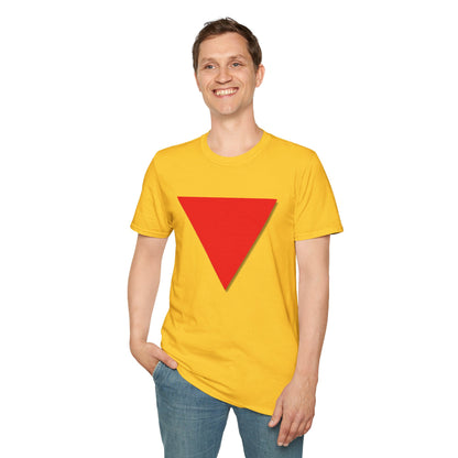 Red Triangle Softstyle Unisex T-Shirt, Various Colours