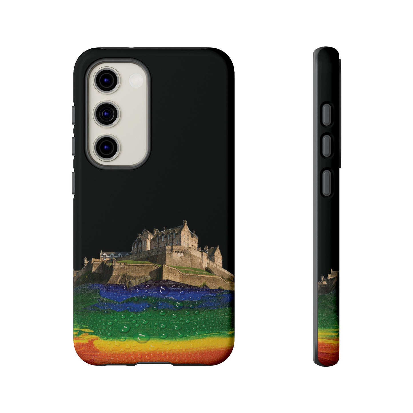 Edinburgh Castle Pride Rockface Phone Case - Rain, Various