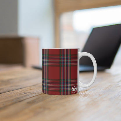 MacFarlane Red Tartan Mug, Scotland