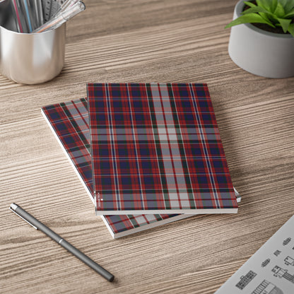 Scottish Tartan Softcover A5 Notebook - MacFarlane Dress