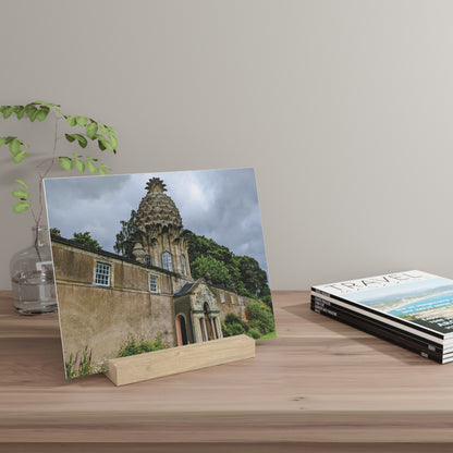 Photo Collection Gallery Stand Dunmore Pineapple, Oak Picture Stand, Scotland Art, Paysage, Points de repère, Différentes tailles 