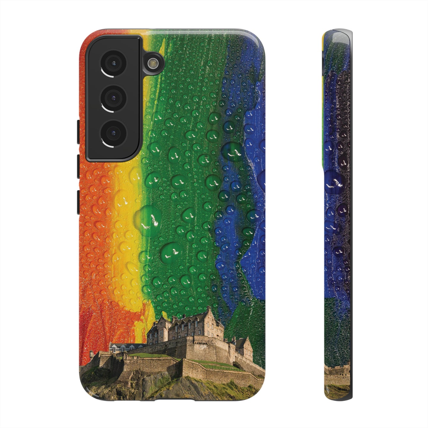 Edinburgh Castle Pride Phone Case - Rain, Various