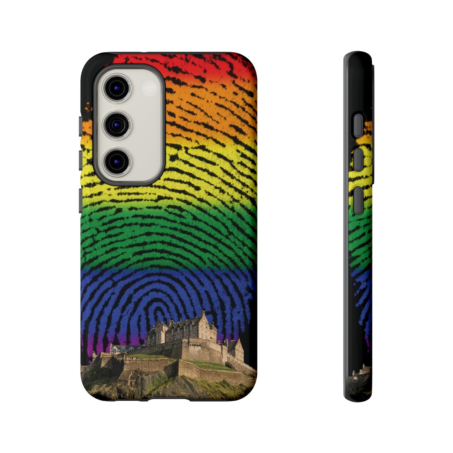 Edinburgh Castle Pride Phone Case - Fingerprint, Various