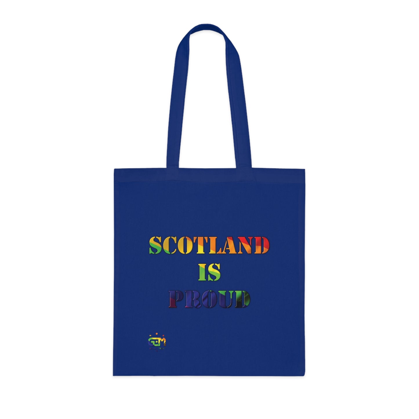 Scotland Pride Flag Map Cotton Tote Bag