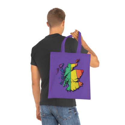 Scotland Pride Road Map Cotton Tote Bag