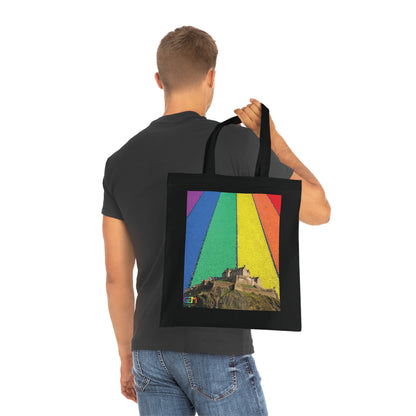 Edinburgh Castle Pride Road Sky Cotton Tote Bag