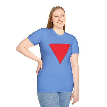 Red Triangle Softstyle Unisex T-Shirt, Various Colours