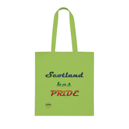 Scotland Pride Rain Clan Map Cotton Tote Bag