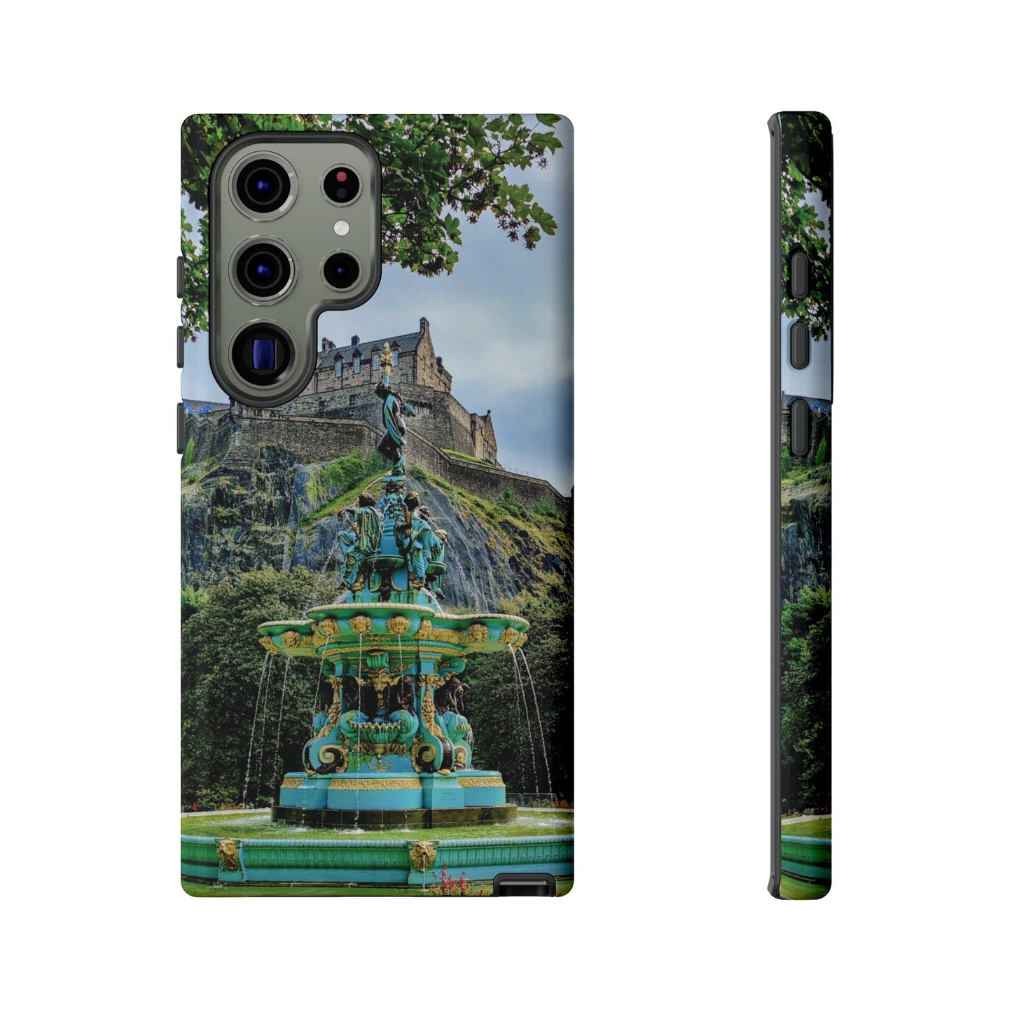 Ross Fountain & Edinburgh Castle Photo Phone Case, Scotland, Various